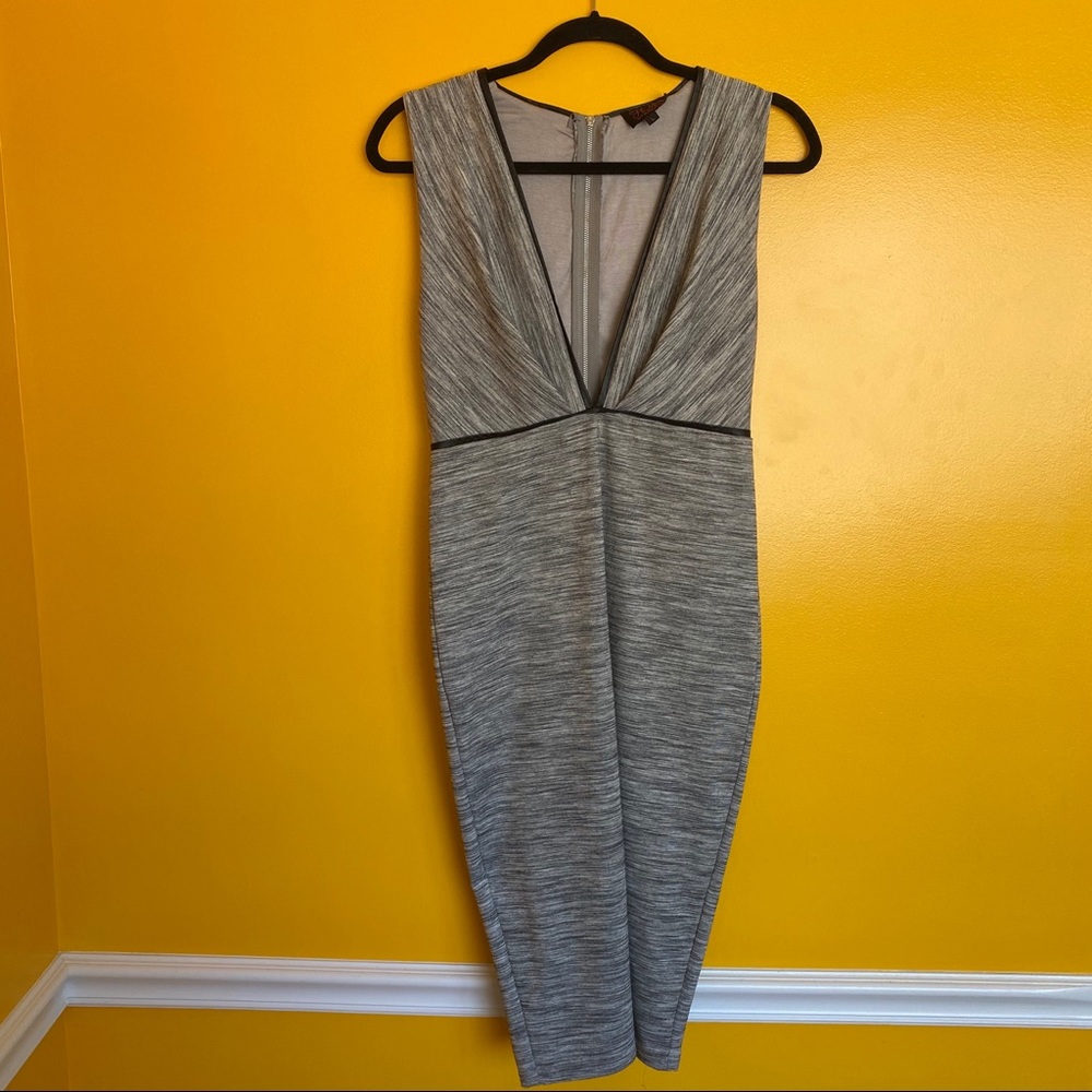 Gray Bodycon Dress